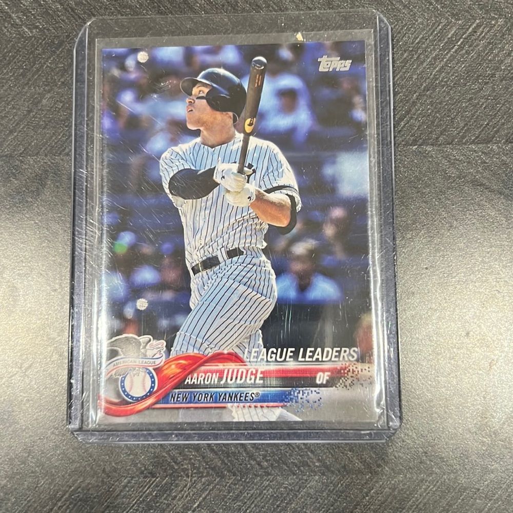 Aaron Judge 2018 Topps Series 1 AL League Leaders #111 New York Yankees MVP